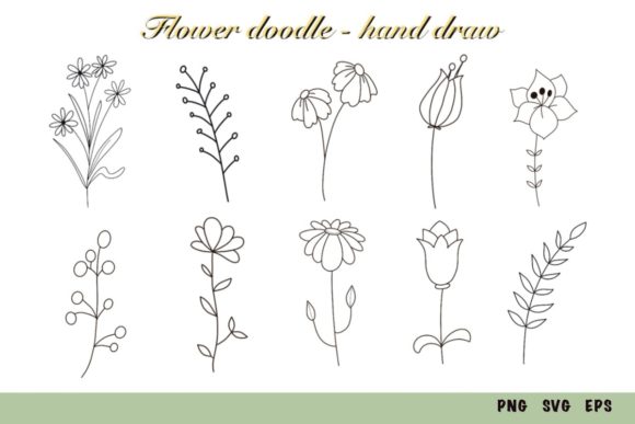 Flower Cute Doodle Graphics and Illustrations Review