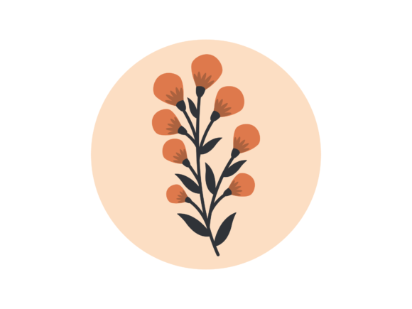 Flower Vintage Graphics and Illustrations for Local Branding