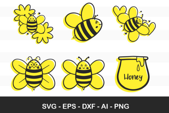 Happy Bees Graphics and Illustrations Review
