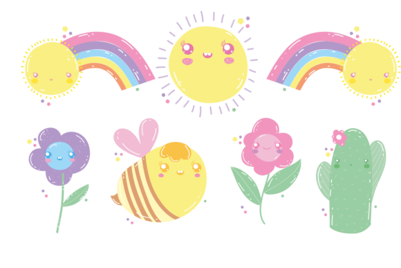 Kawaii Illustrations Collection 2 Graphics and Illustrations Review