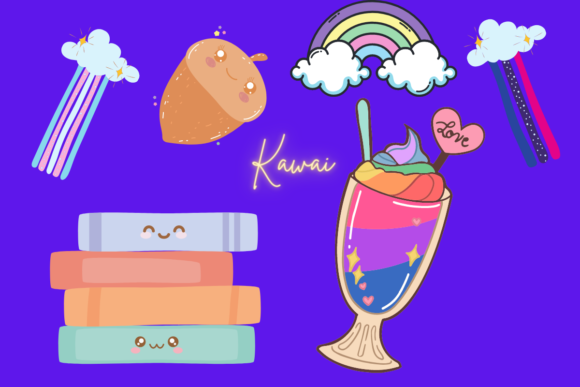 Kawaii Illustrations Collection 4 Graphics Review