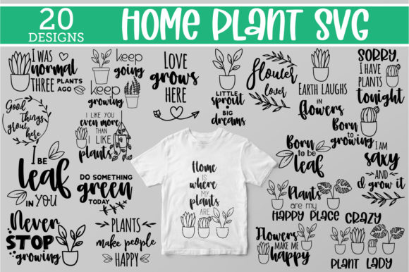 Plant Quotes - SVG, DXF and More Graphics
