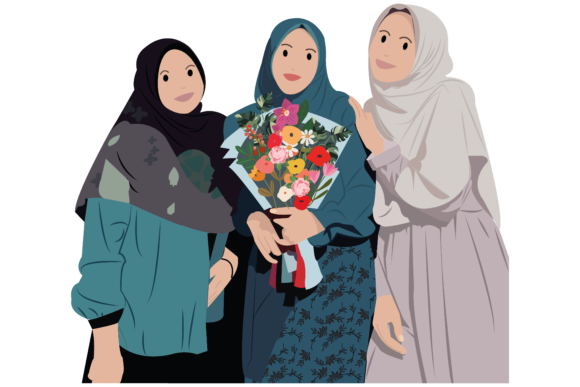 Review: Illustration of Three Women Standing